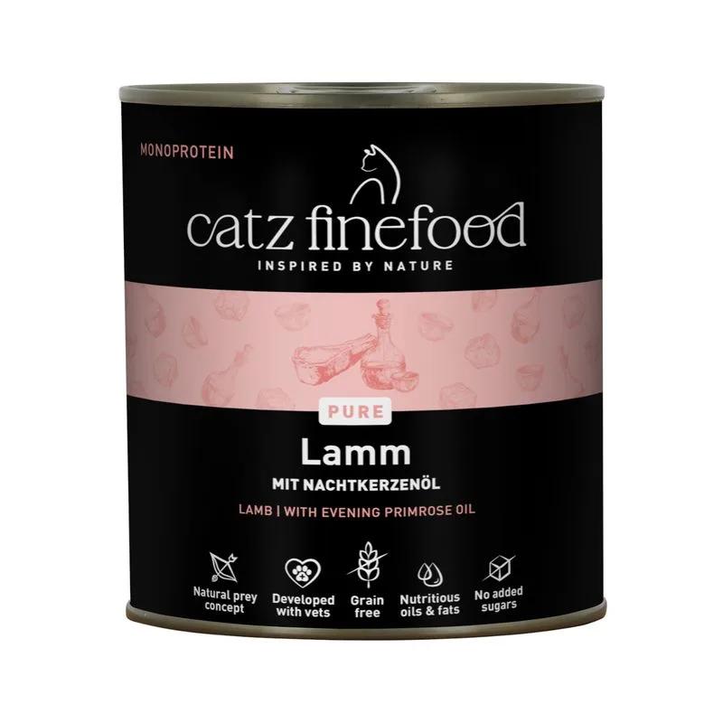 catz finefood Pure 6 x 800 g (Agnello)