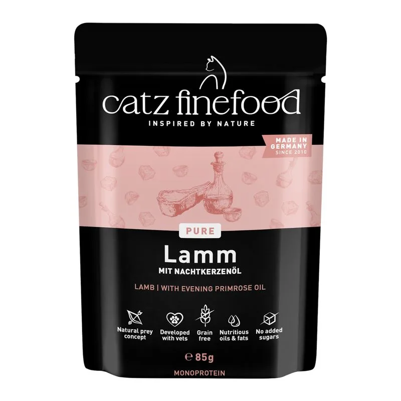 catz finefood Pure in busta 24 x 85 g (Agnello)