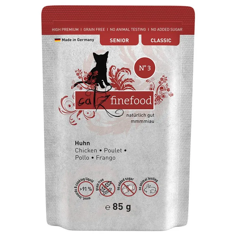 catz finefood Senior 16 x 85 g Alimento umido per gatto