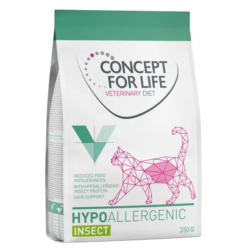 Concept for Life Veterinary Diet Hypoallergenic Insect Crocchette per gatto (350 g)