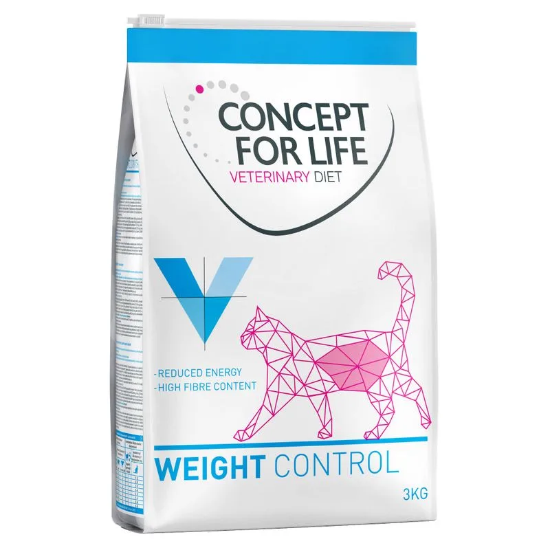 Multipack risparmio! 3 x 3 kg Concept for Life Veterinary Diet (Weight Control)