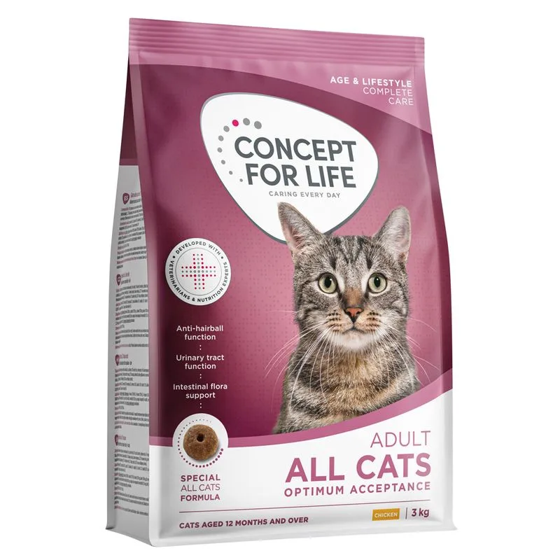 Concept for Life All Cats - Adult (3 kg - NUOVO!)