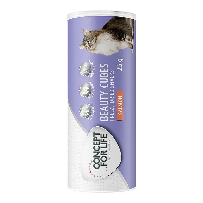 Concept for Life Beauty Cubes Snack per gatto (Set %: 3 x 25 g)