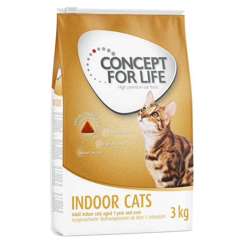 Concept for Life Indoor Cats - ricetta migliorata! (3 kg)
