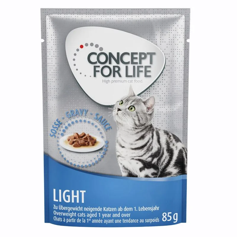 Concept for Life Light Adult - ricetta migliorata! (umido a completamento: 12 x 85 g Concept for Life Light in Salsa)