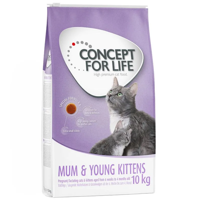 Concept for Life Mum & Young Kittens - ricetta migliorata! (Set %: 2 x 10 kg)