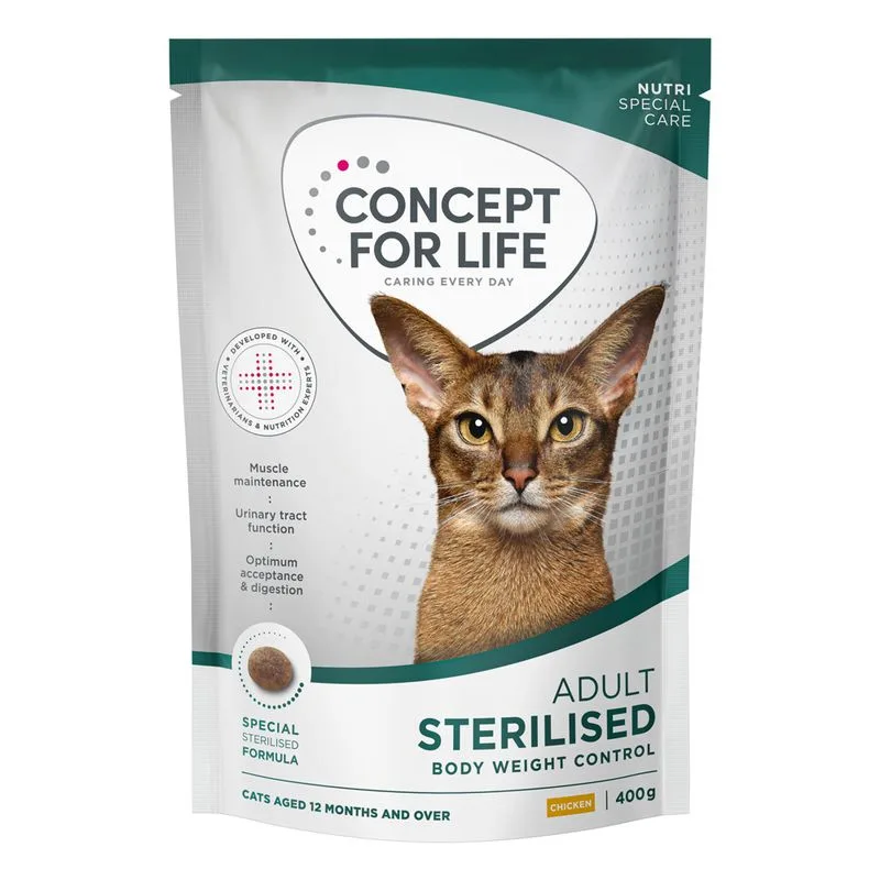 Concept for Life Sterilised Cats Pollo (400 g - NUOVO!)
