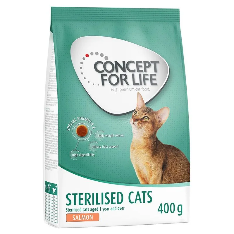 Concept for Life Sterilised Cats Salmone Crocchette per gatti (400 g)