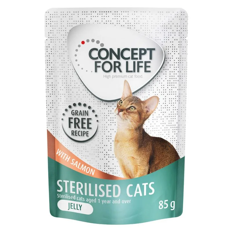 Concept for Life Sterilised Cats Senza cereali Salmone - in gelatina