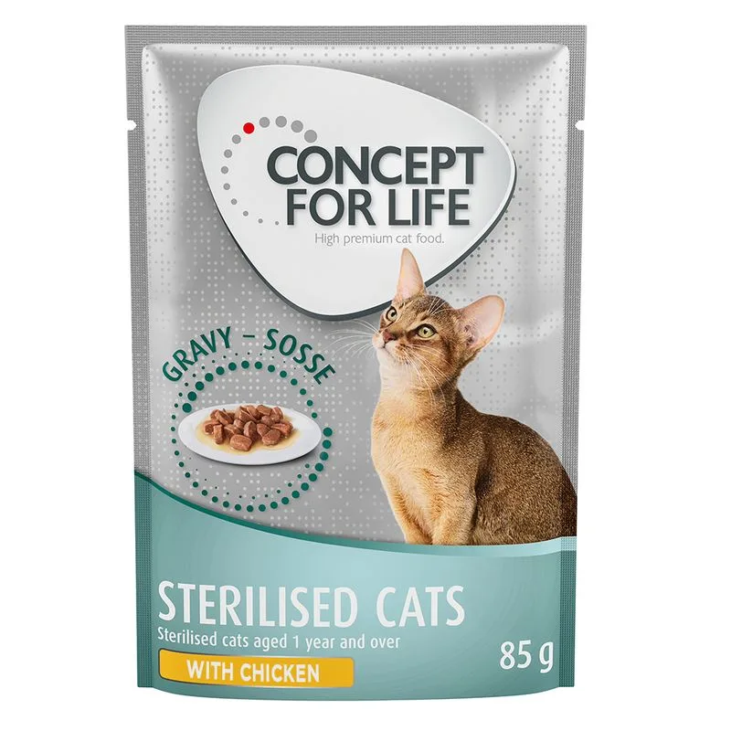 Concept for Life Sterilised Cats con Pollo - in salsa (85 g)