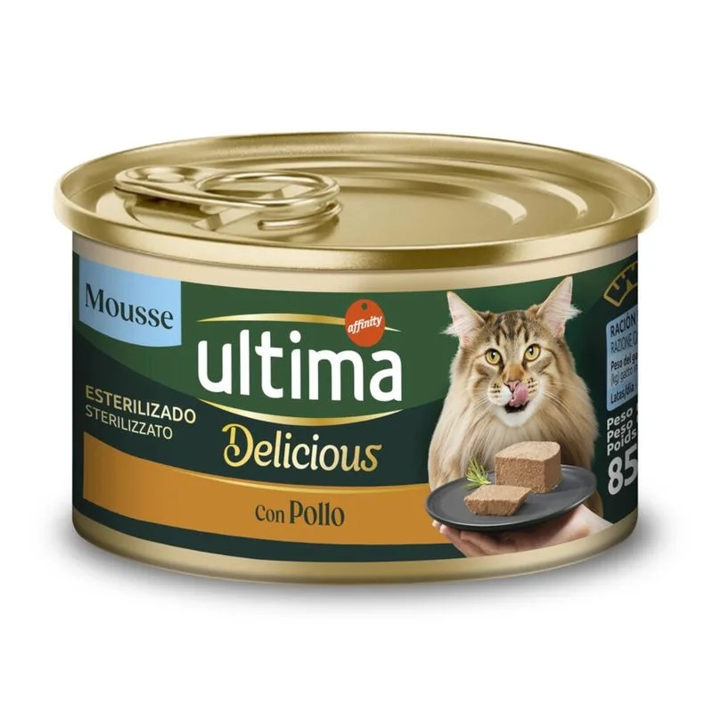 Ultima Delicious Mousse Sterilized 24 x 85 g (Pollo)