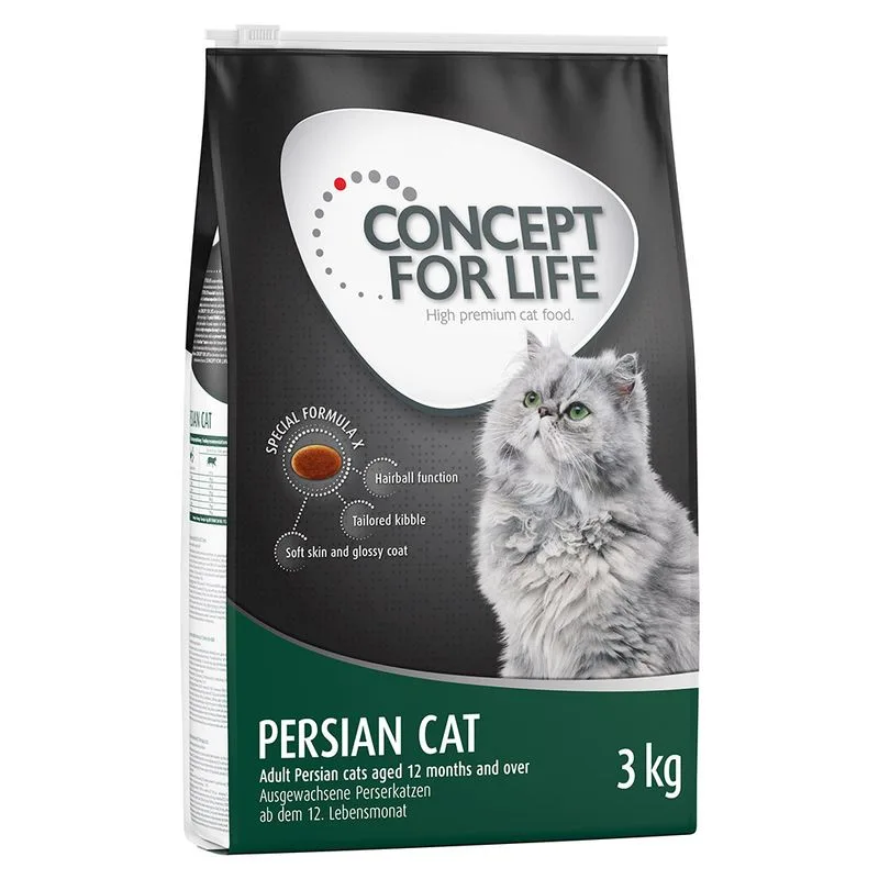 Multipack risparmio! 2 x Concept for Life per gatti - ricetta migliorata! (2 x 3 kg Persian Adult)