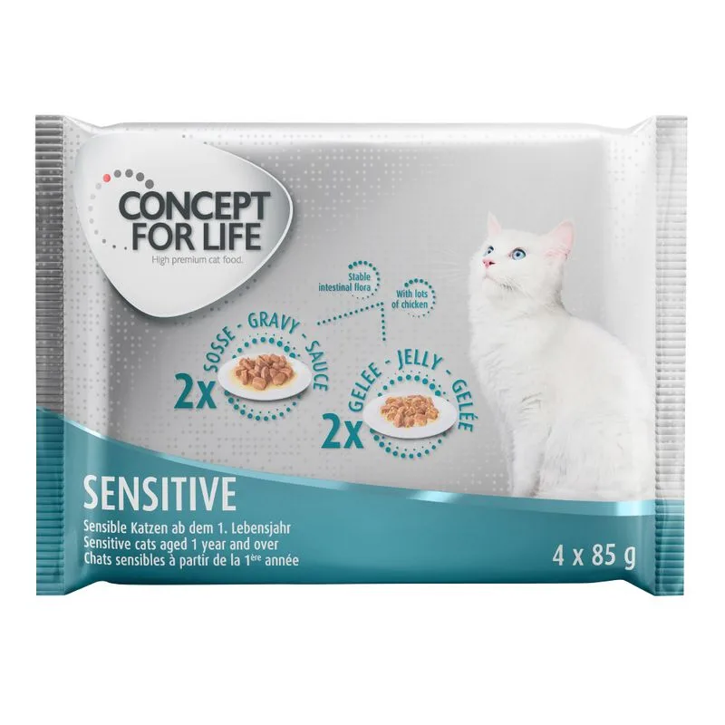 Set prova misto! Concept for Life 4 x 85 g (Sensitive)