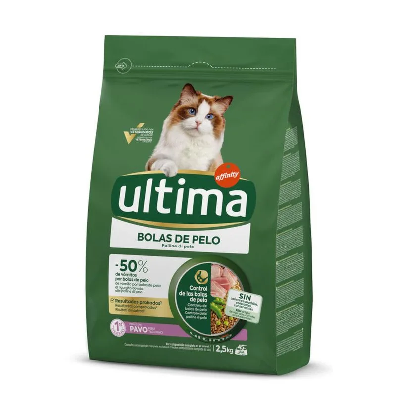 Ultima Hairball Tacchino (Set %: 2 x 2,5 kg)