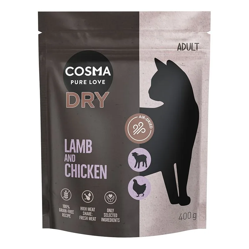 Cosma Air-Dried Agnello & Pollo Crocchette per gatto (400 g)