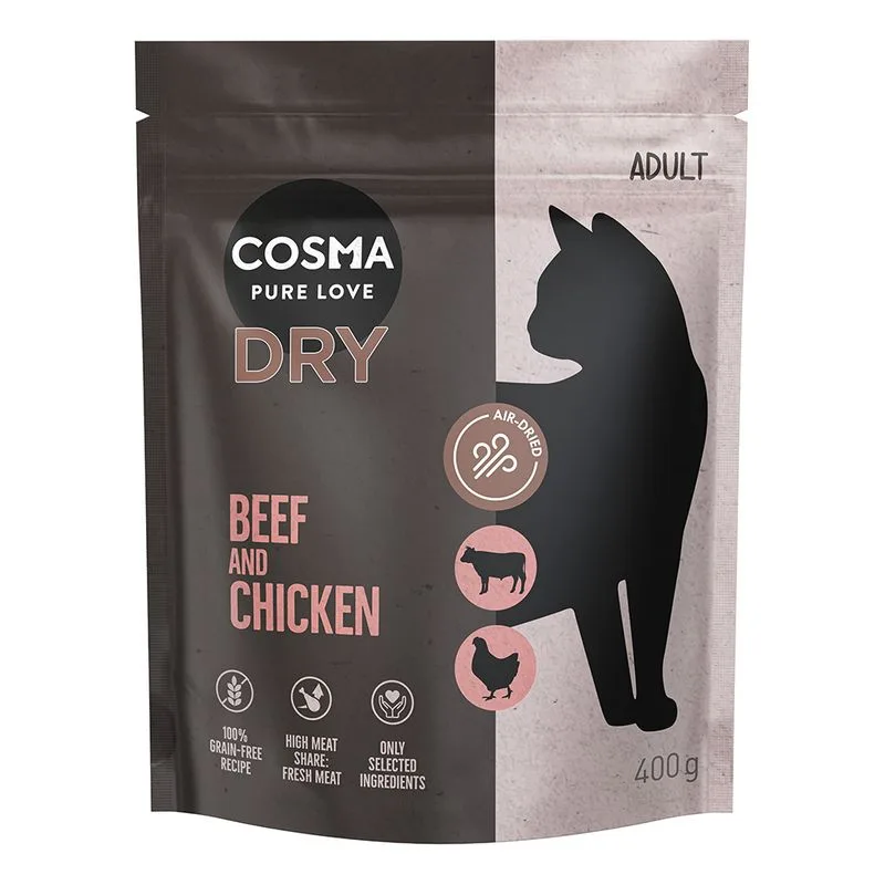 Cosma Air-Dried Manzo & Pollo Crocchette per gatto (400 g)