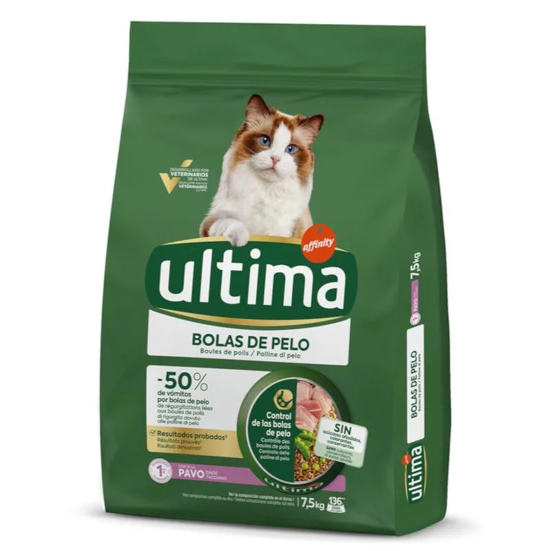 Ultima Hairball Tacchino (Set %: 2 x 7,5 kg)