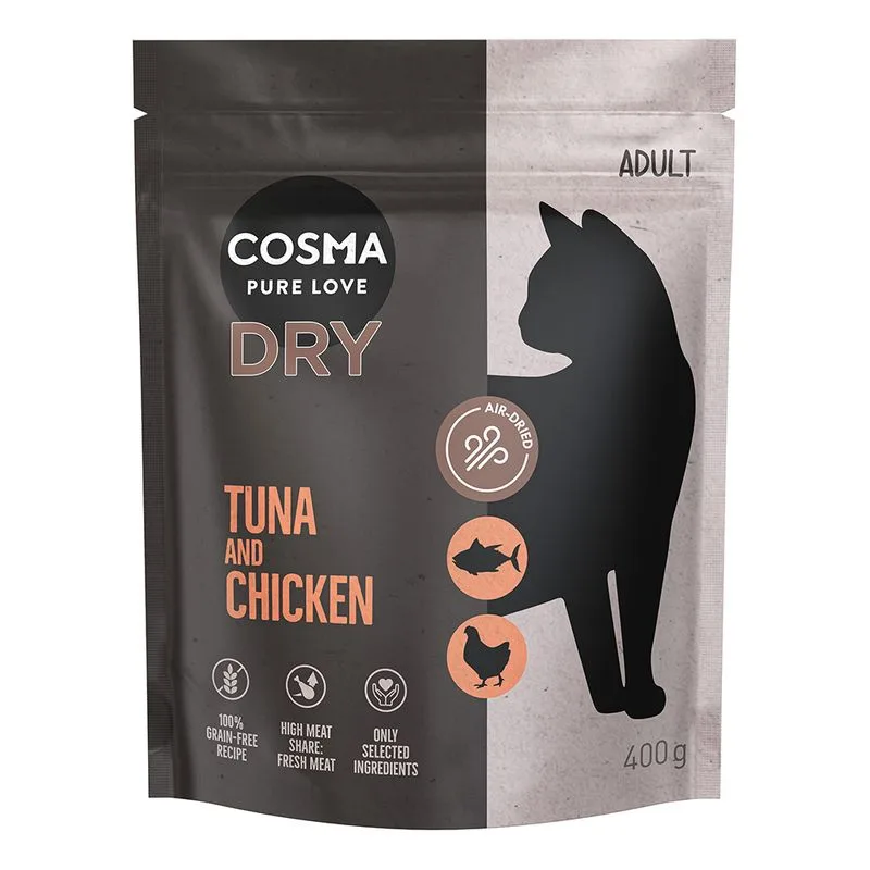 Cosma Air-Dried Tonno & Pollo Crocchette per gatto (400 g)