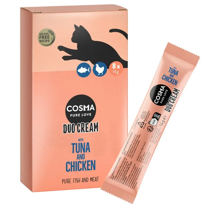 Cosma DUO Cream 8 x 14 g (Tonno e Pollo)