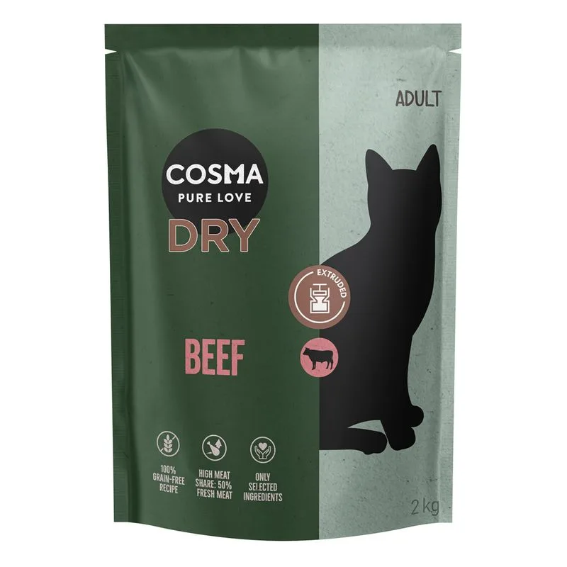 Cosma Extruded Manzo Crocchette gatto (Set %: 2 x 2 kg)