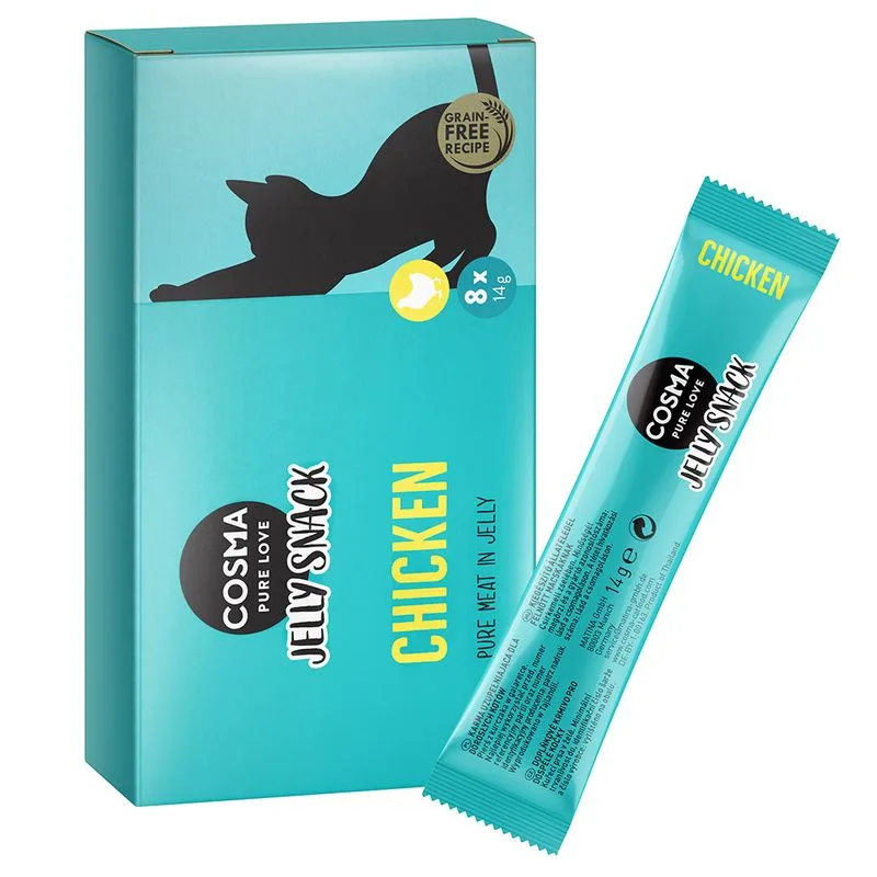 Cosma Jelly Snack 8 x 14 g (Petto di pollo)