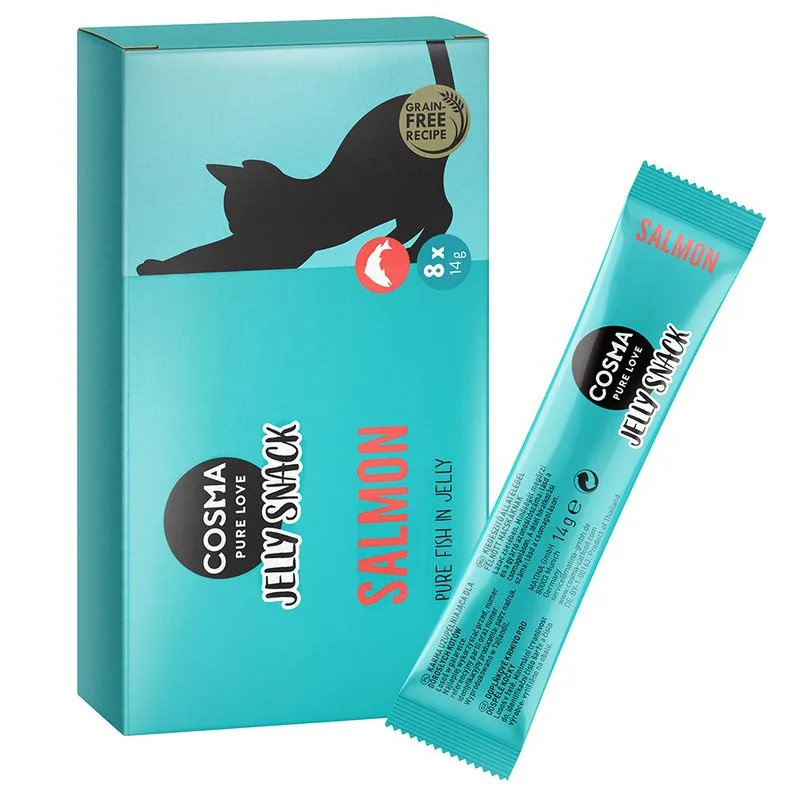 Cosma Jelly Snack 8 x 14 g (Salmone)