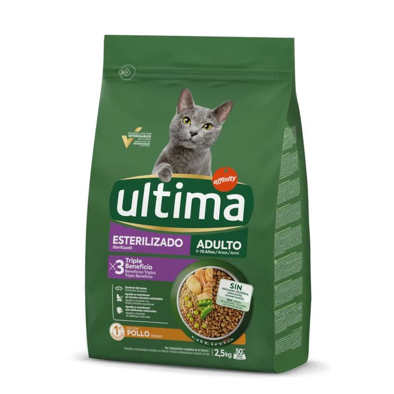 Ultima Sterilized Adult Pollo (Set %: 2 x 2,5 kg)