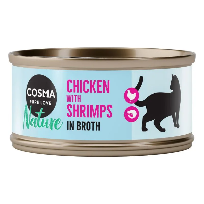 Cosma Nature 48 x 70 g (Petto di Pollo & Gamberetti)