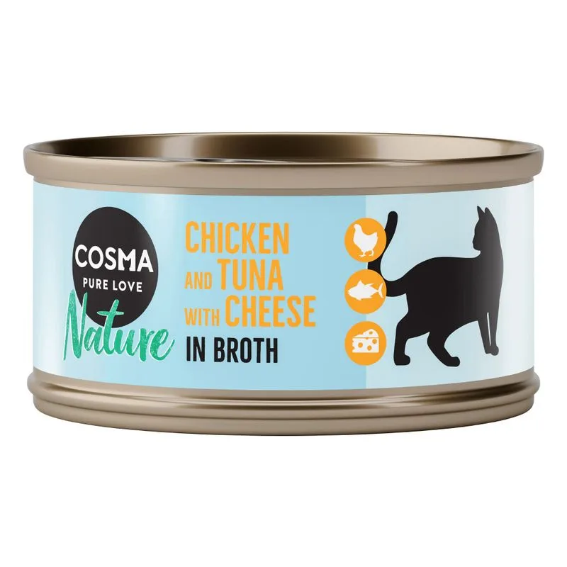 Cosma Nature 48 x 70 g (Pollo & Tonno con Formaggio)