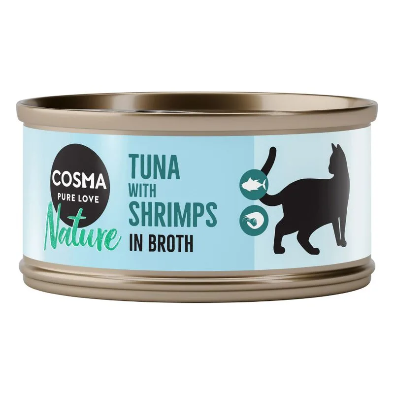Cosma Nature 48 x 70 g (Tonno & Gamberetti)