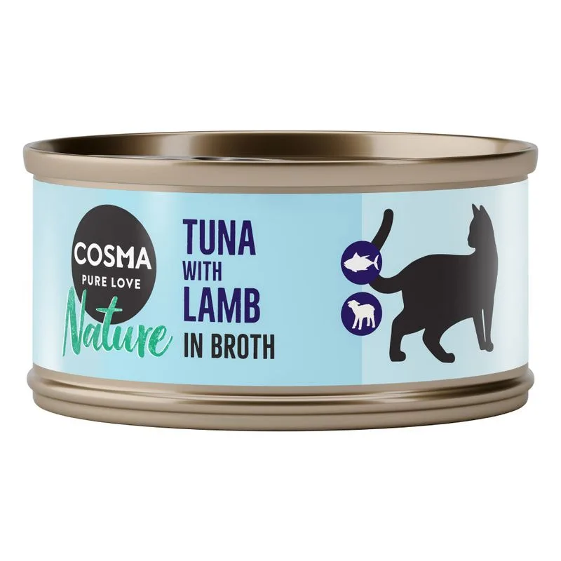 Cosma Nature 48 x 70 g (Tonno con Agnello)