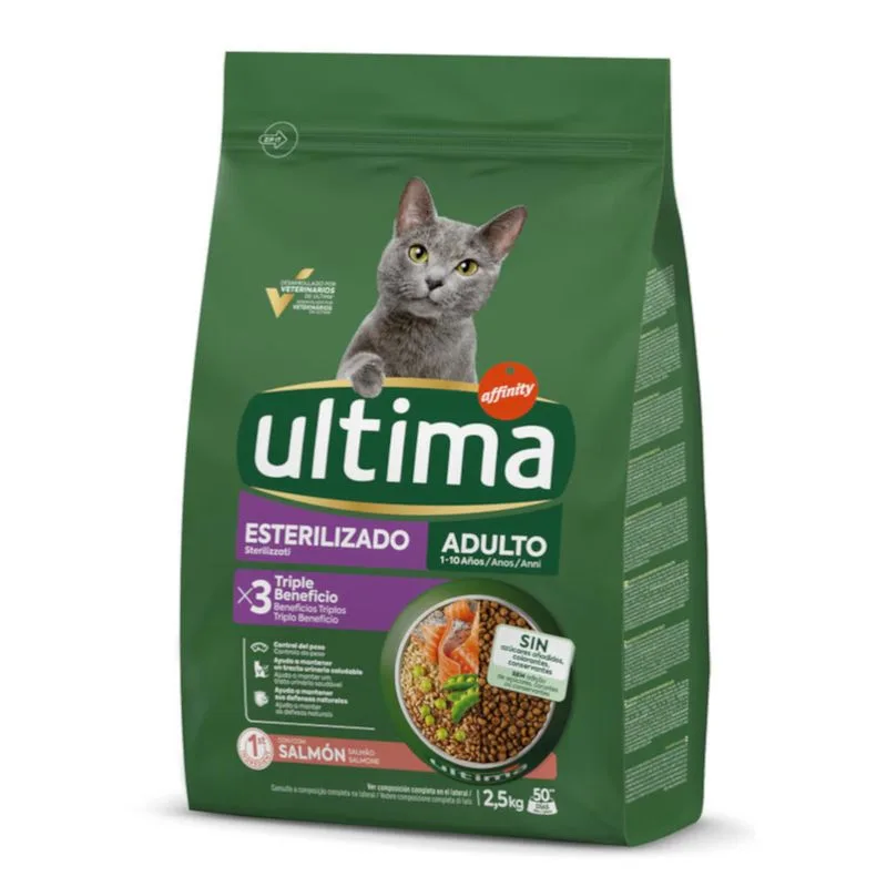 Ultima Sterilized Adult Salmone (Set %: 2 x 2,5 kg)