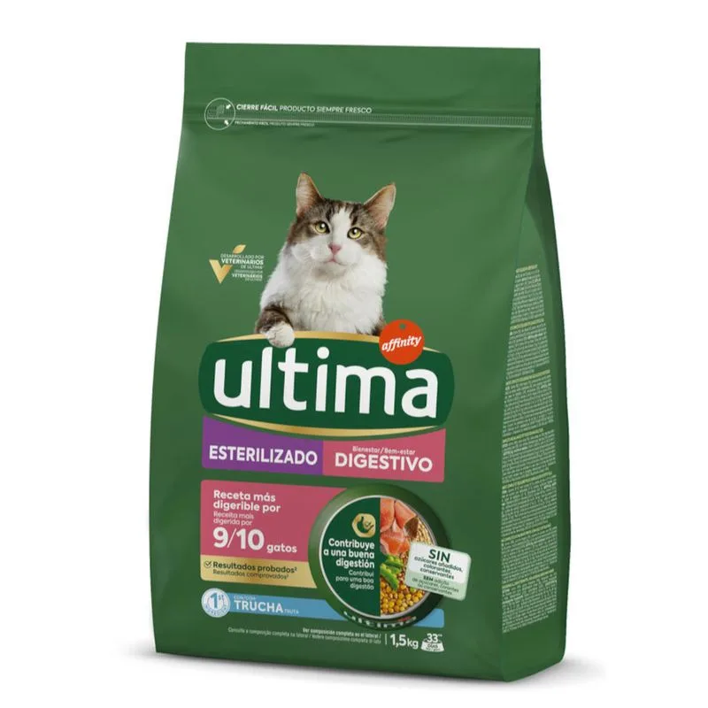 Ultima Sterilized Digestive Well-Being Trota (4,5 kg (3 x 1,5 kg))