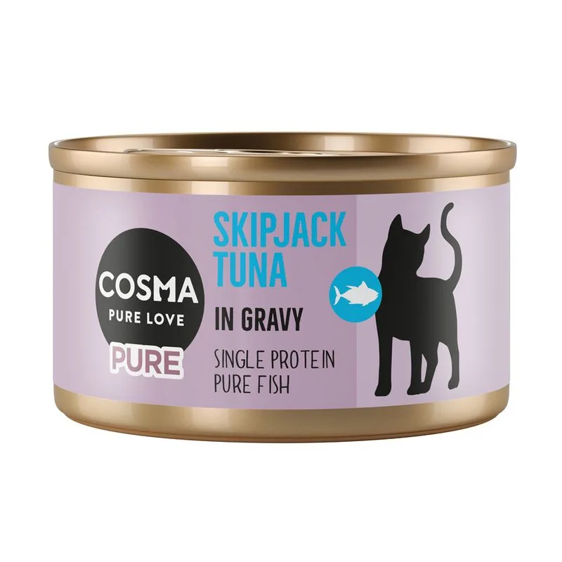 Cosma Pure 6 x 80 g umido gatto (Tonno)