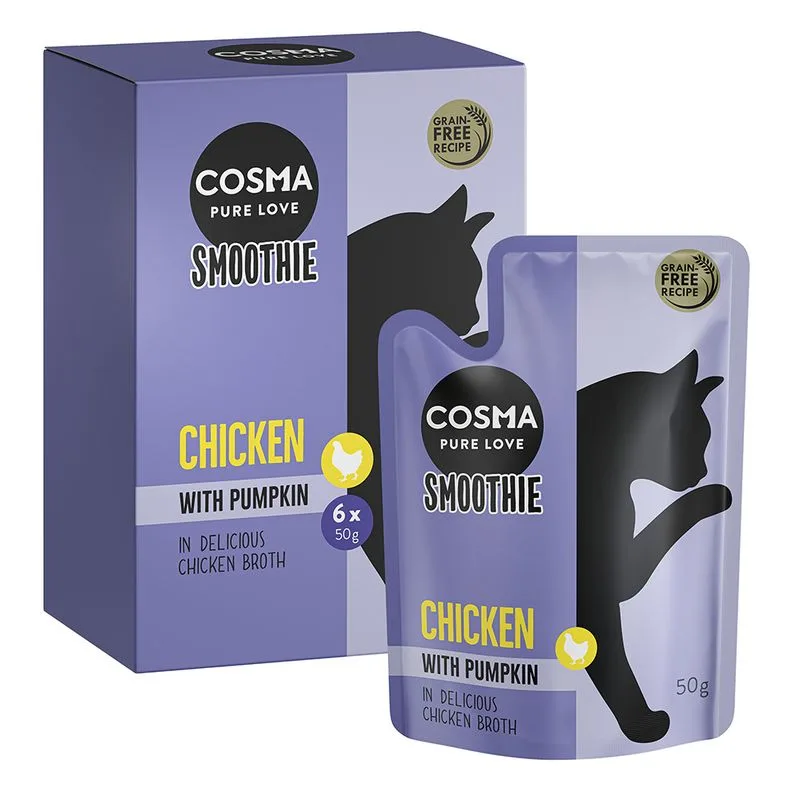 Cosma Smoothies 6 x 50 g (Pollo con Zucca)