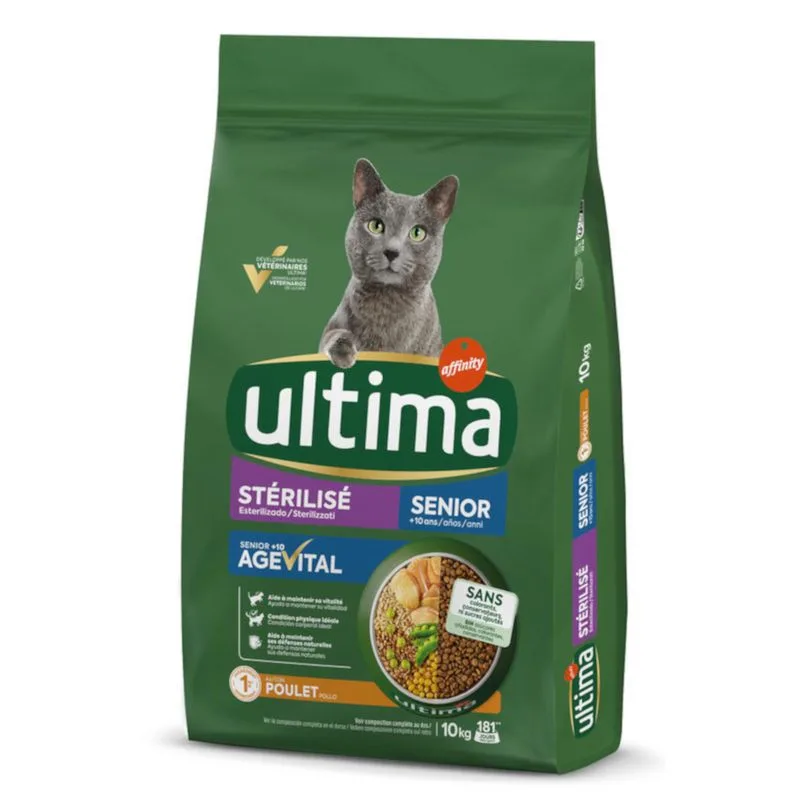 Ultima Sterilized Senior pollo (Set %: 2 x 10 kg)