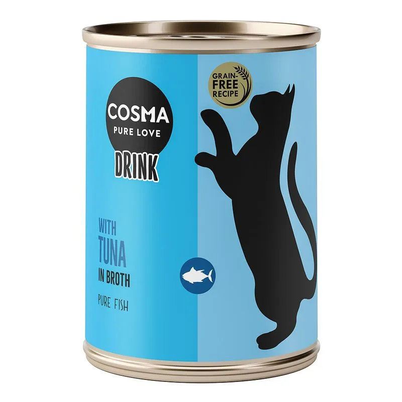 Multipack risparmio! Cosma Drink 24 x 100 g Bevanda snack per gatto (Tonno)