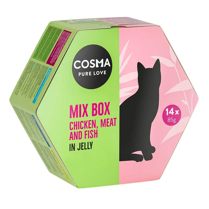 Set prova! Cosma umido per gatto (Set %: 28 x 85 g)