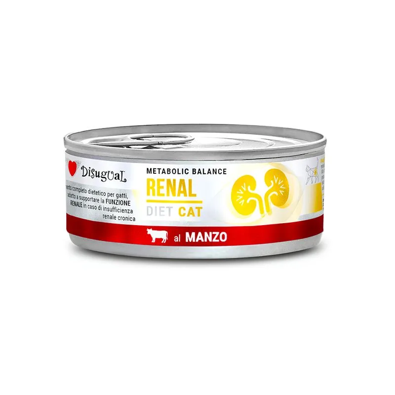 Disugual Metabolic Balance Renal Cat (Set %: 24 x 85 g Manzo)