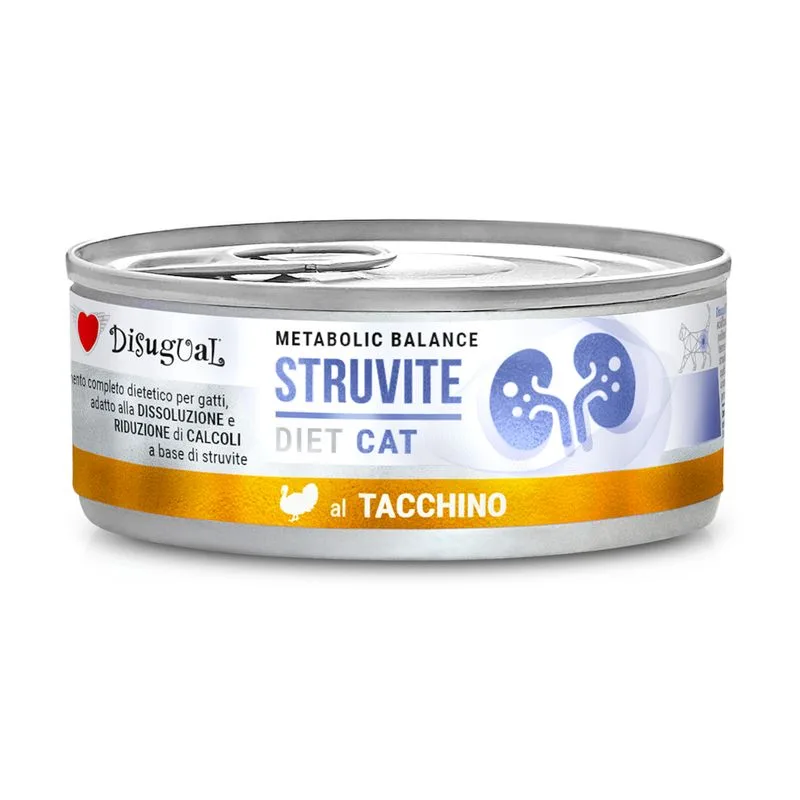 Disugual Metabolic Balance Struvite Cat Tacchino umido gatto (Set %: 24 x 85 g)
