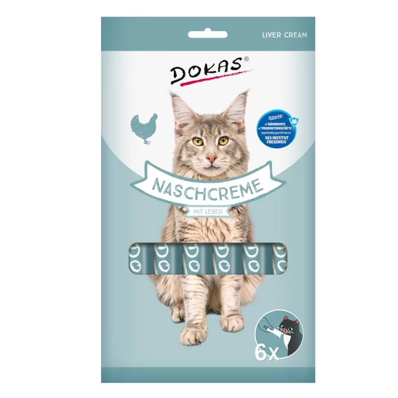 Dokas Crema snack con fegato (Set % 8 x 90 g)
