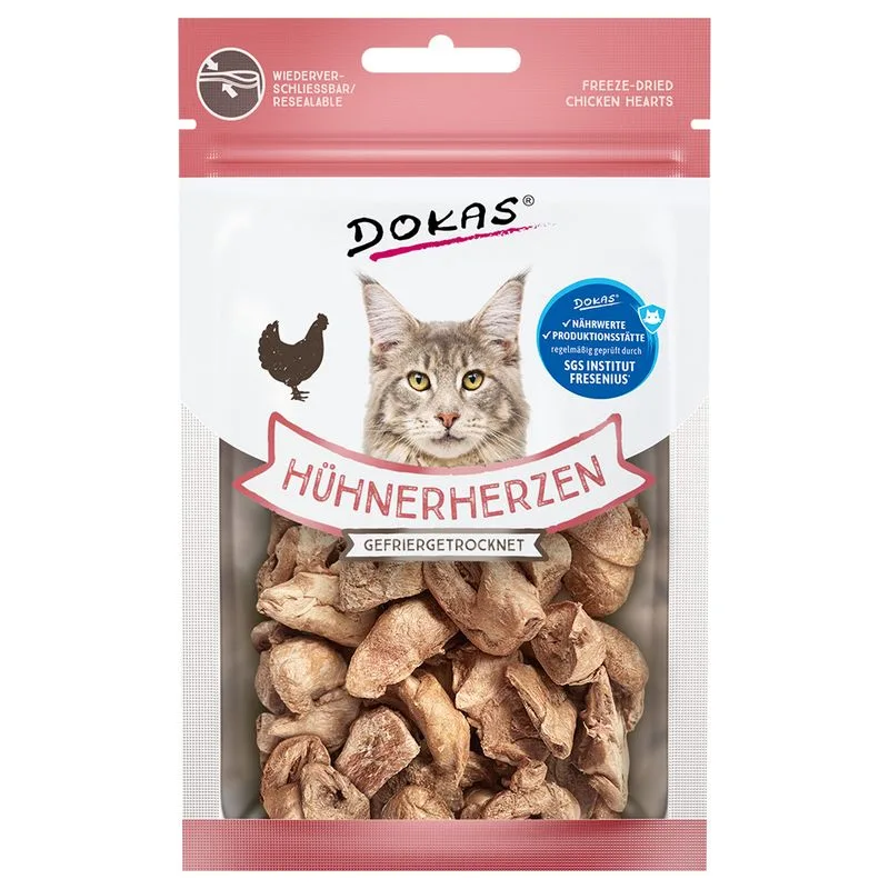 Dokas Cuori di pollo liofilizzati (Set %: 4 x 15 g)