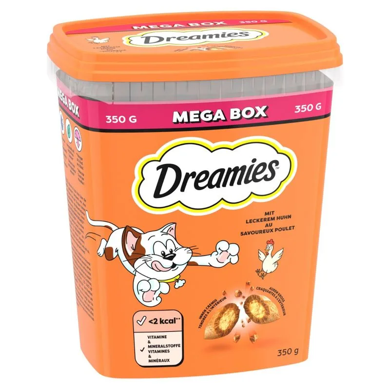 Catisfactions Mega Tub Snack per gatti (Set %: 4 x 350 g Pollo)