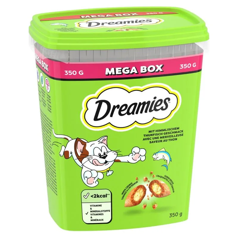 Catisfactions Mega Tub Snack per gatti (Set %: 4 x 350 g Tonno)