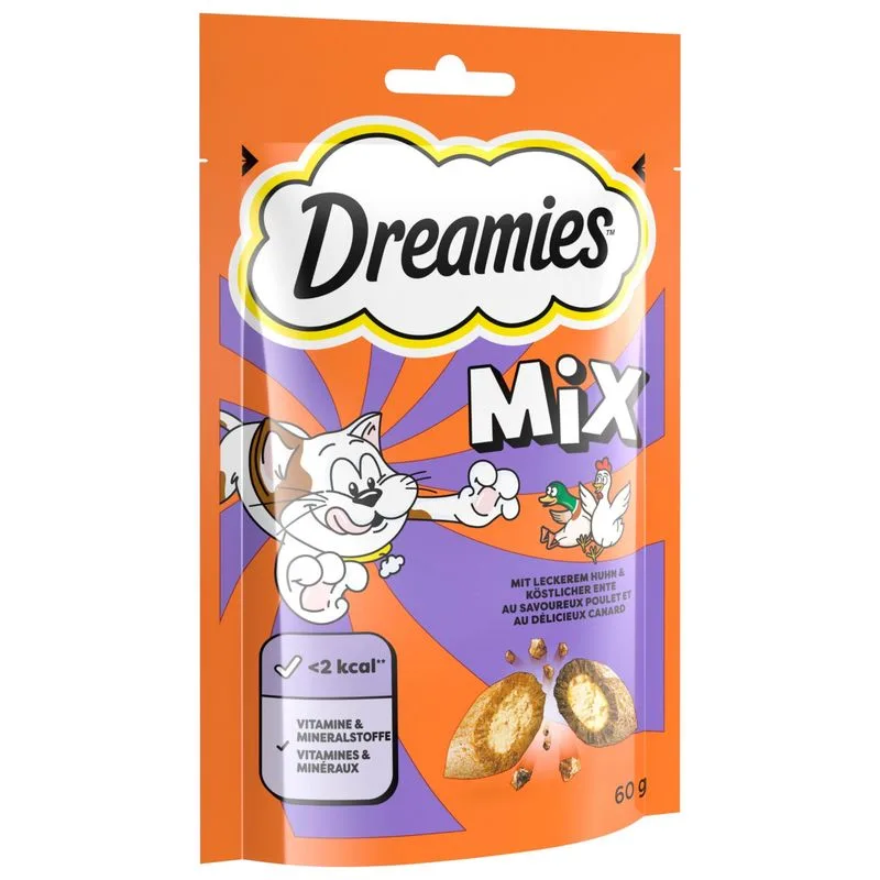 Catisfactions Mix snack per gatti (Set %: 3 x 60 g  Pollo & anatra)