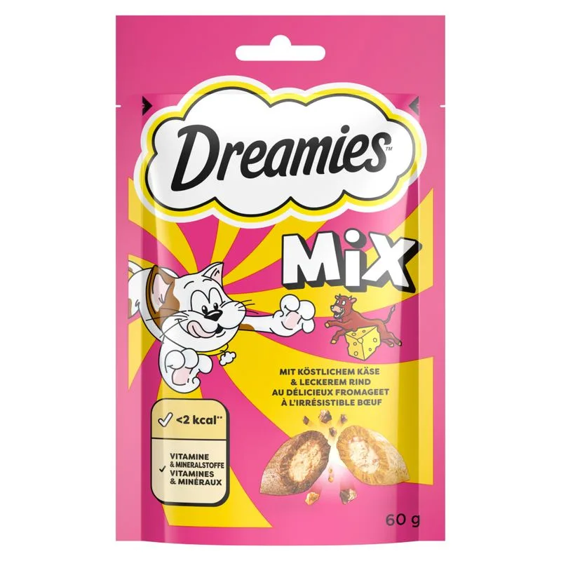 Catisfactions Mix snack per gatti (Set %: 6 x 60 g Formaggio & Manzo)