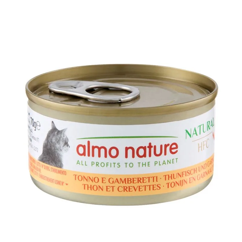 Almo Nature HFC Natural 6 x 70 g (HFC Natural Tonno e Gamberetti)