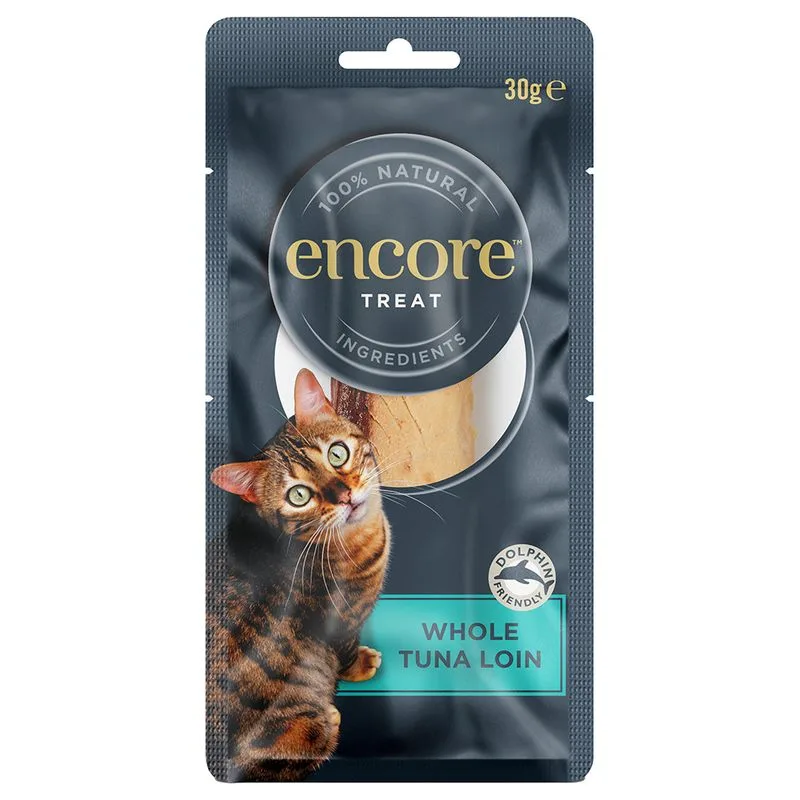 Encore Cat Filetto di Tonno Snack per gatto (Set %: 6 x 30 g)