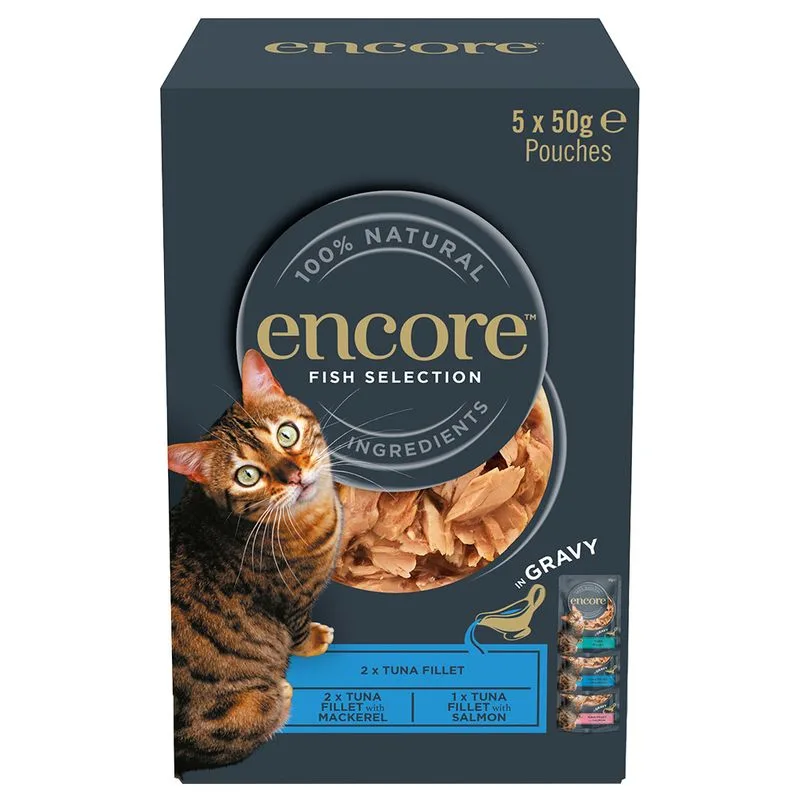 Encore in salsa Pacco misto in buste 20 x 50 g Umido gatto