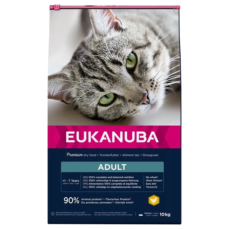 Eukanuba Adult Top Condition 1+ Crocchette per gatti (Set %: 2 x 10 kg)